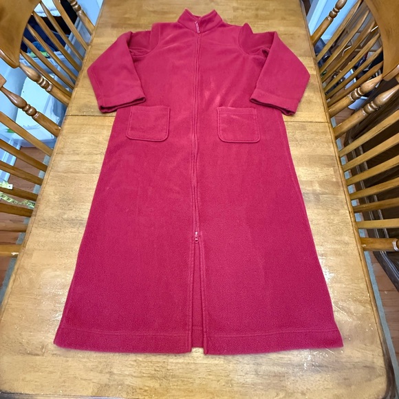 L.L. Bean Winter Fleece Zip-Front Robe Large - Picture 2 of 8